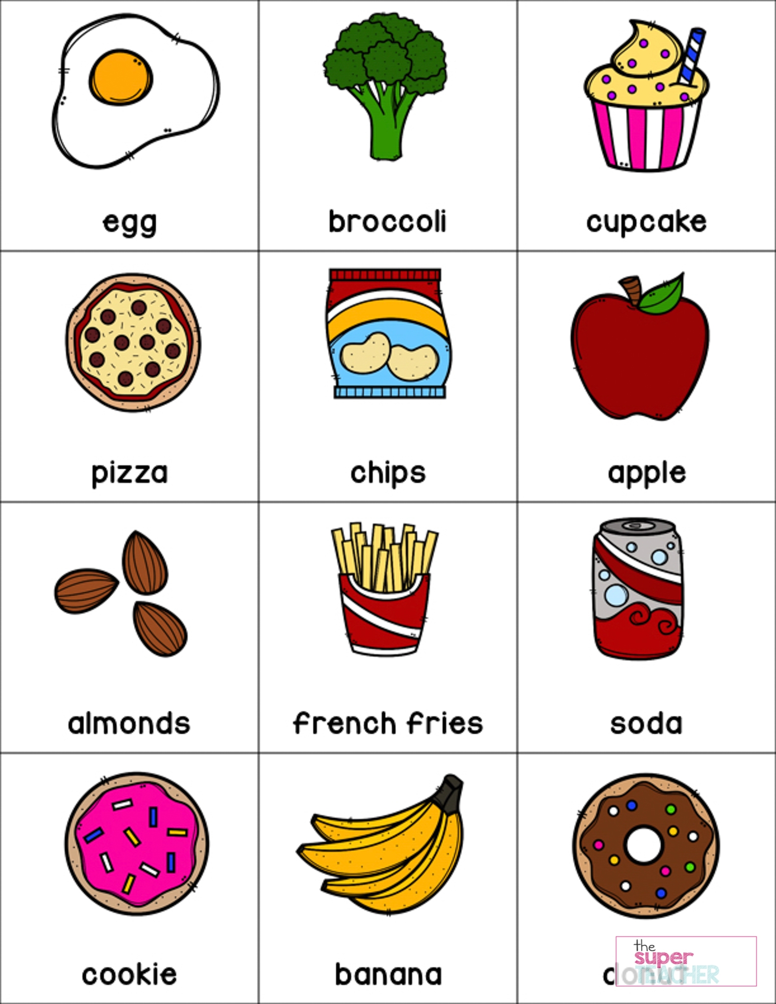 Healthy Foods Posters Worksheets And Activities Worksheets Library