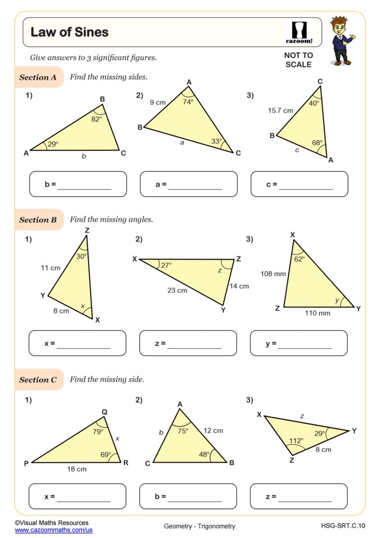 High School Geometry Worksheets Printable Geometry Math Worksheets Cazoom Math