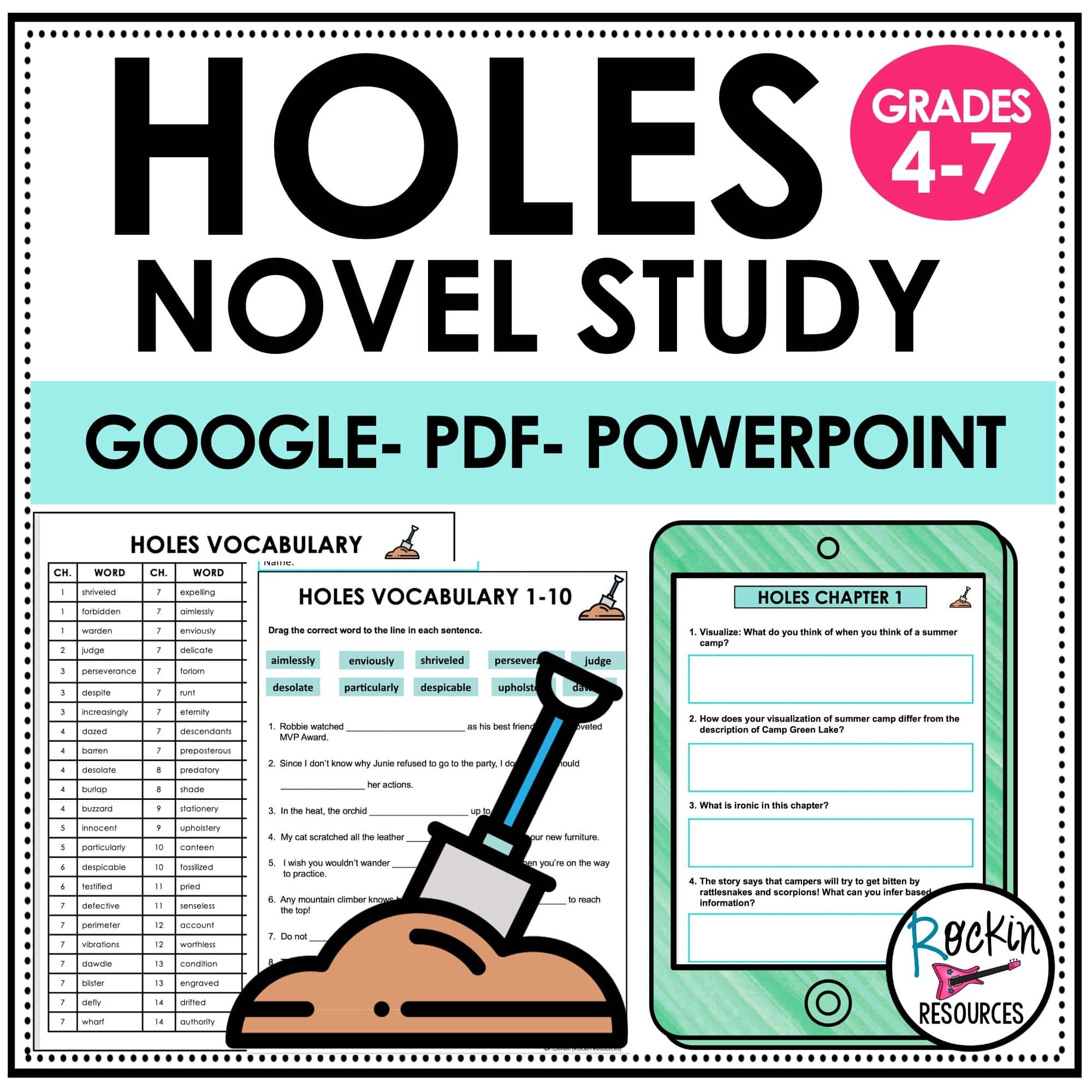 HOLES NOVEL STUDY HOLES NOVEL UNIT HOLES CHAPTER QUESTIONS Rockin Resources HOLES NOVEL STUDY HOLES NOVEL UNIT HOLES CHAPTER QUESTIONS Rockin Resources