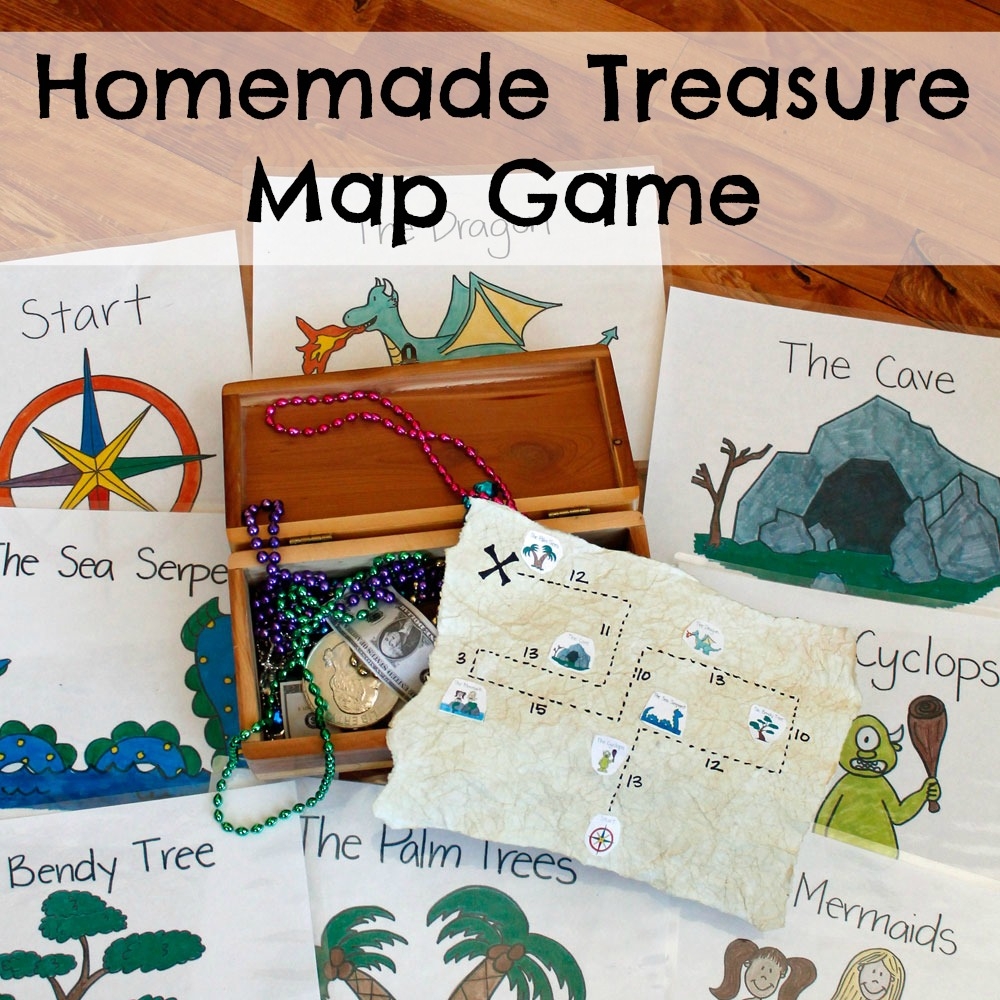 Preschool Treasure Map Printable Preschool Treasure Map Printable