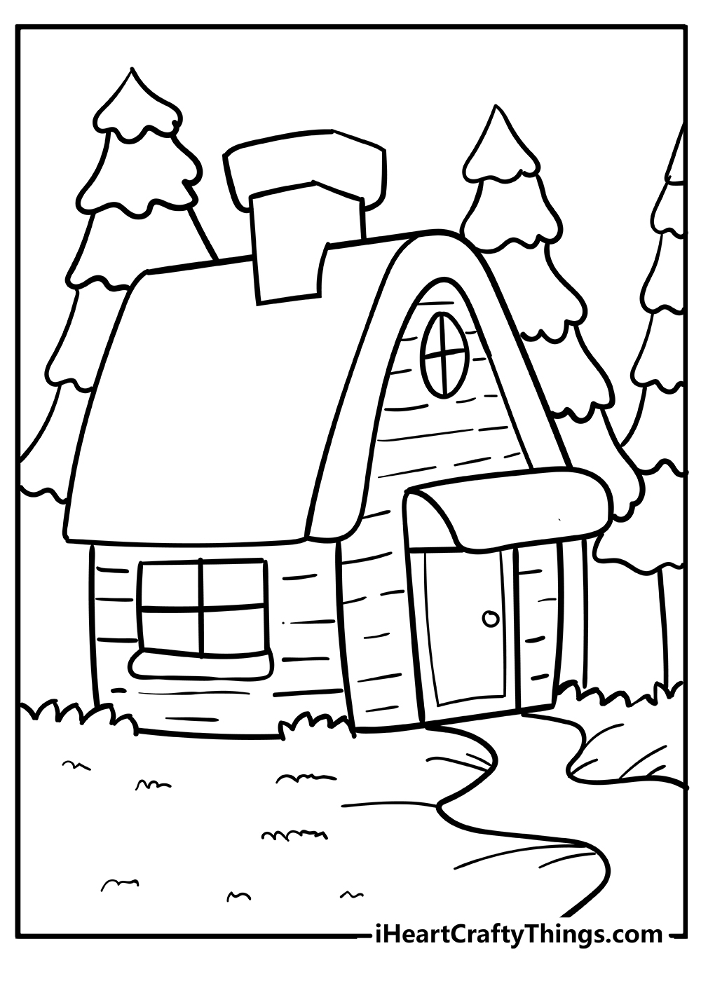 House Coloring Pages 100 Free Printables 
