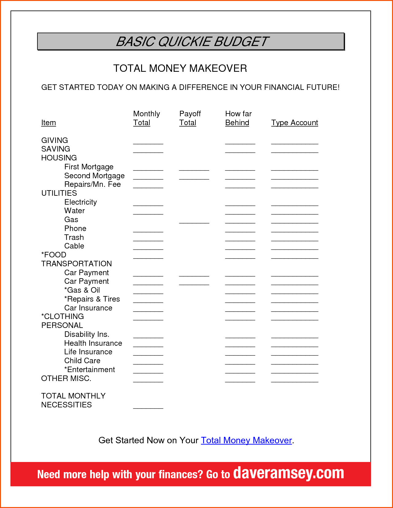 How To Budget Free Printable Budget Worksheet Faithful Provisions Worksheets Library