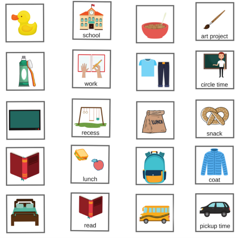 How To Make A Visual Schedule The Inspired Treehouse