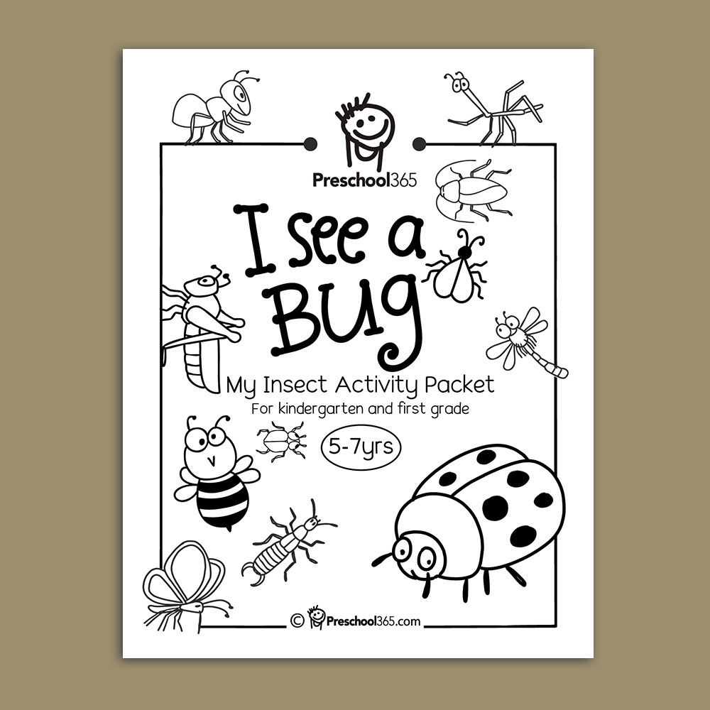 I See A Bug Science Activity Packet 14pages 