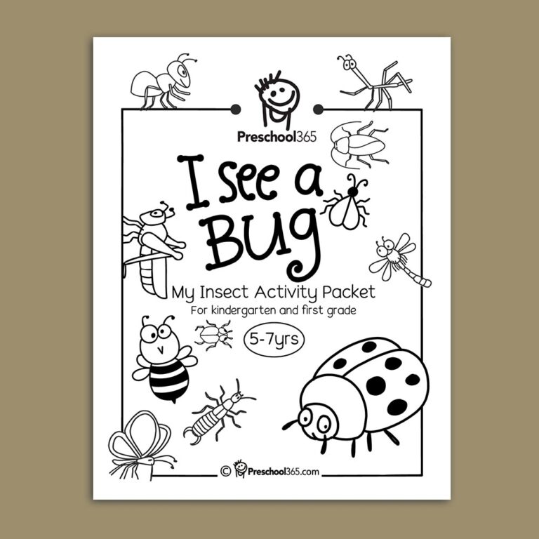 I See A Bug Science Activity Packet 14pages 