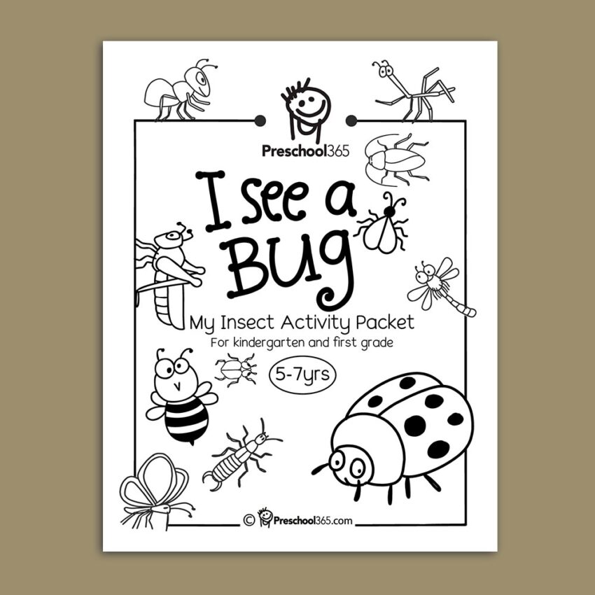 I See A Bug Science Activity Packet 14pages