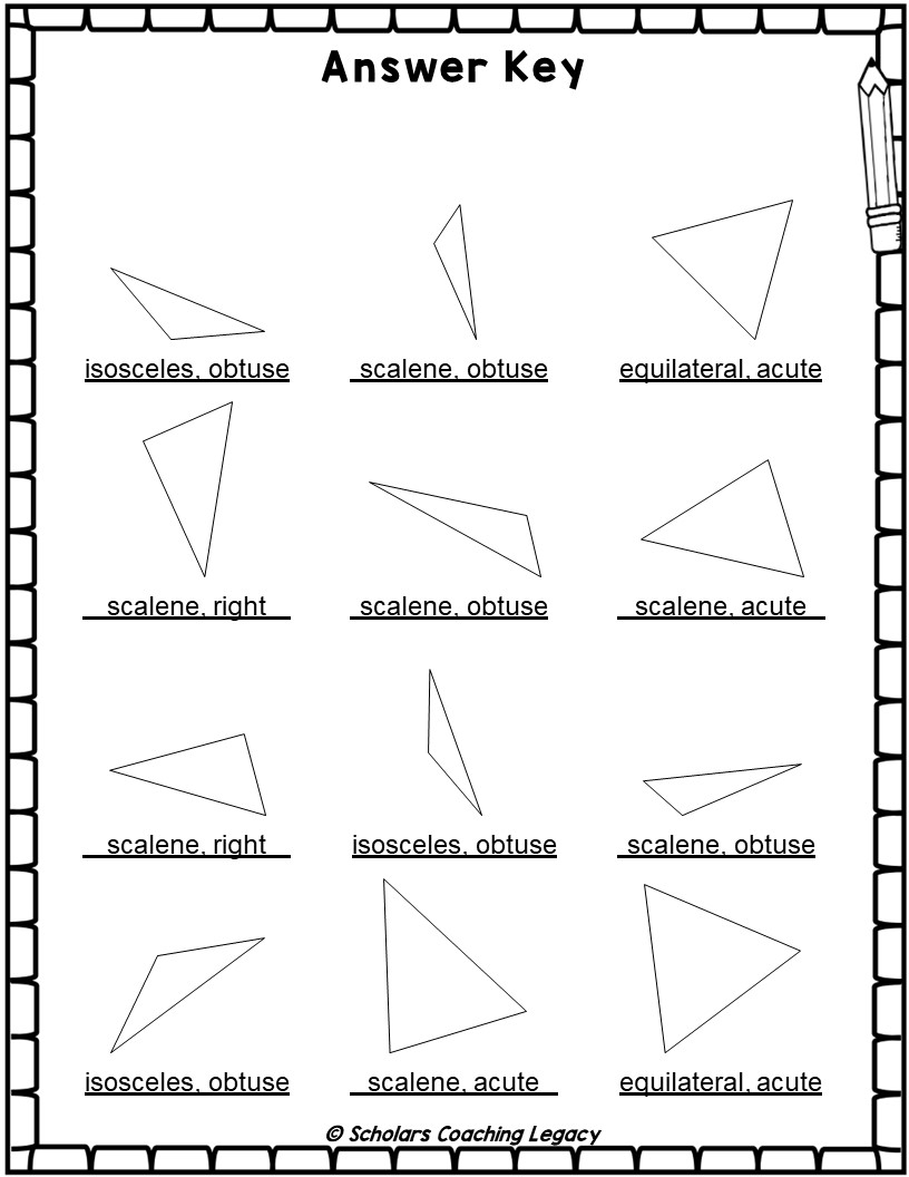 Identify Different Types Of Triangles Worksheet Math Problems Made By Teachers Identify Different Types Of Triangles Worksheet Math Problems Made By Teachers