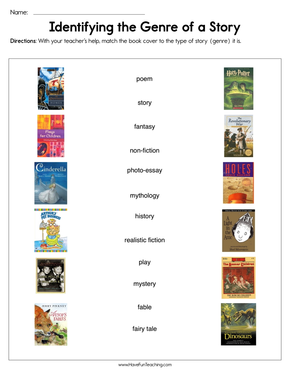 Identifying The Genre Of A Story Worksheet Have Fun Teaching Worksheets Library Identifying The Genre Of A Story Worksheet Have Fun Teaching Worksheets Library