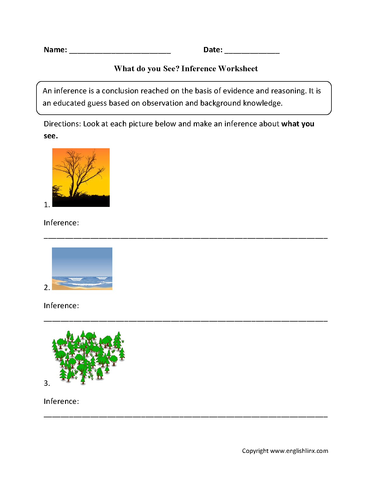 Inference Worksheets Printable Inference Practice For Grades 4 12