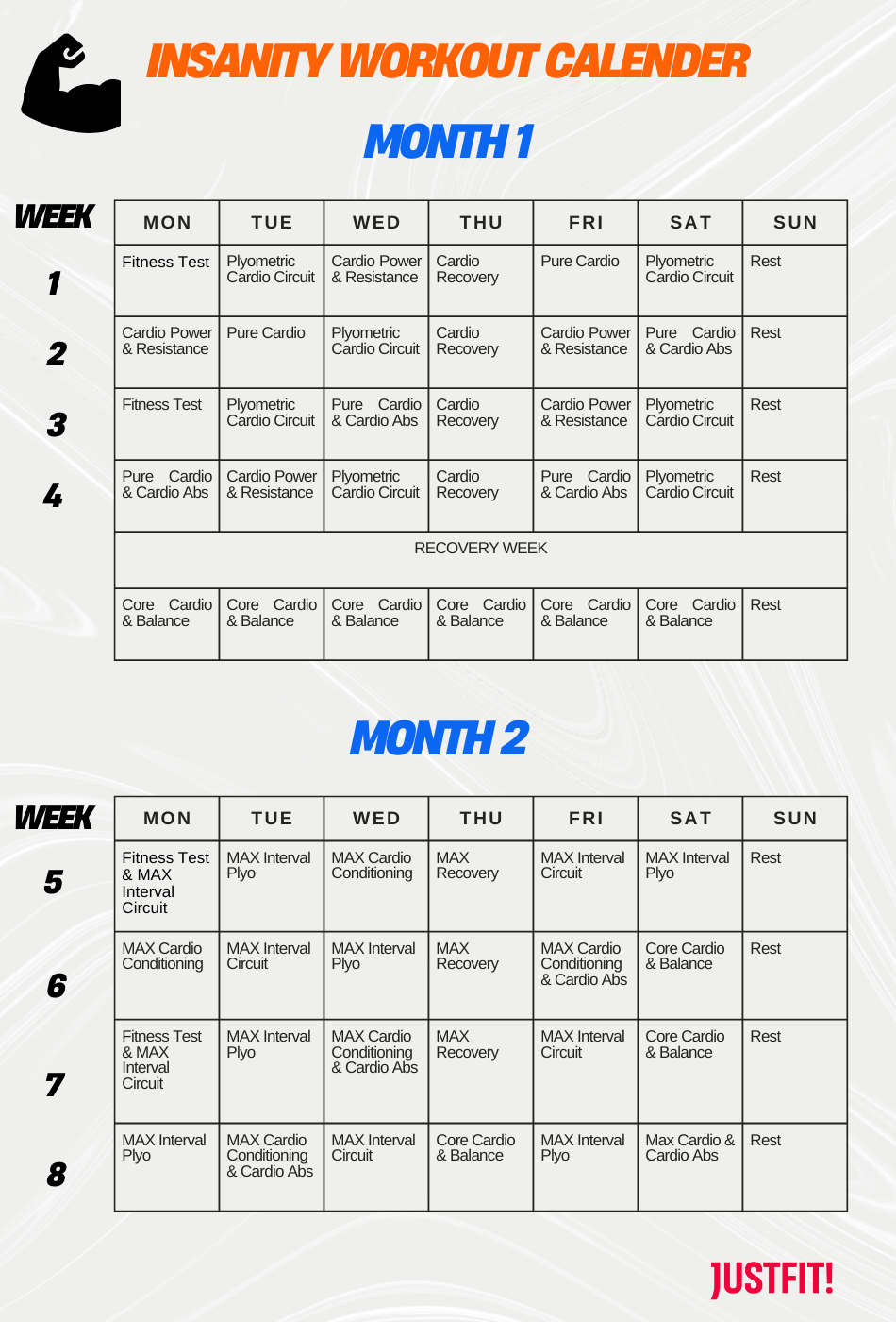 Insanity Printable Worksheets Insanity Printable Worksheets
