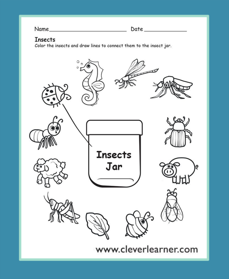 Insects Preschool Worksheets Insects Preschool Preschool 