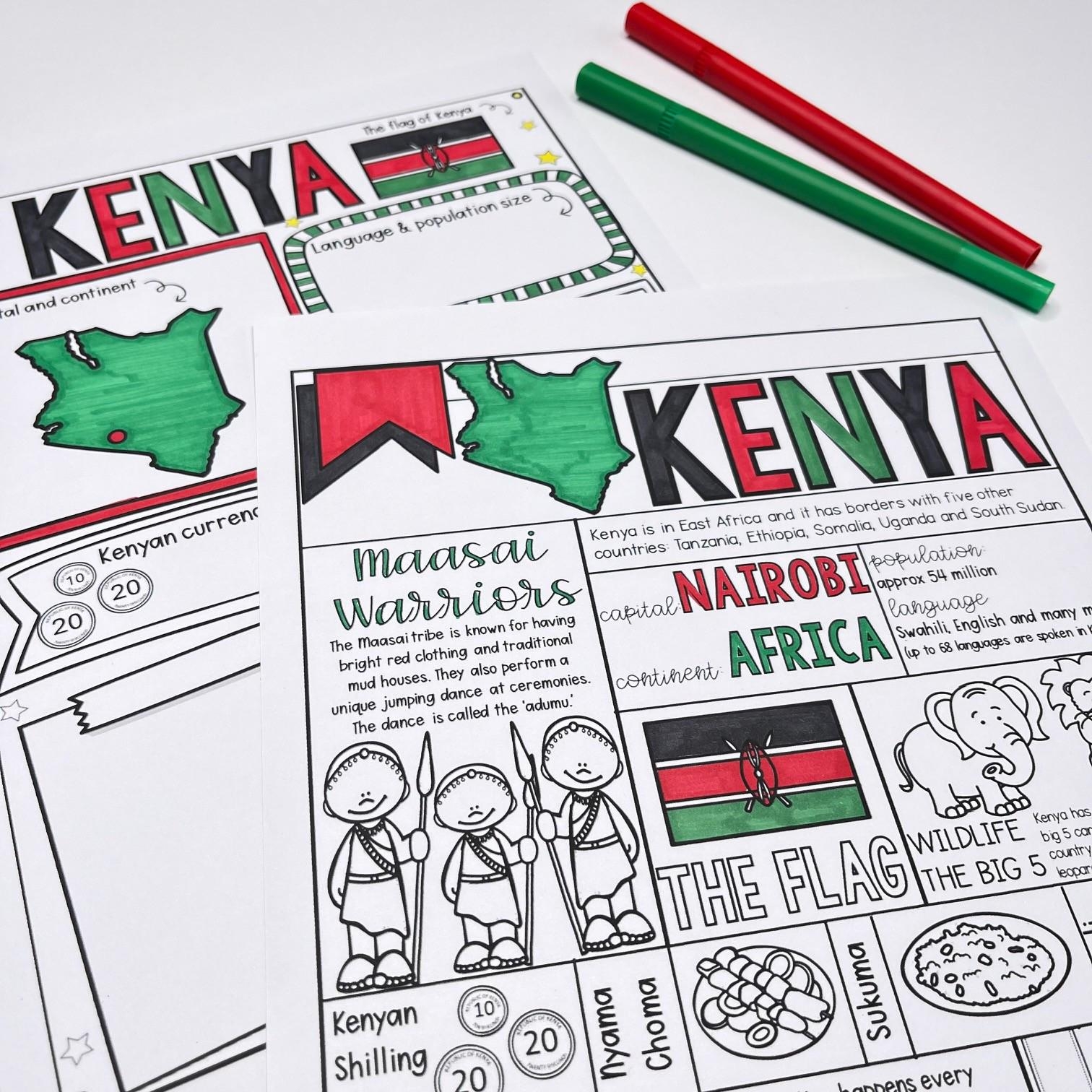Kenya Coloring Page And Graphic Organizer Country Study Printable Fact Sheet Perfect For Educational Homeschool Coloring Country Research Etsy Kenya Coloring Page And Graphic Organizer Country Study Printable Fact Sheet Perfect For Educational Homeschool Coloring Country Research Etsy