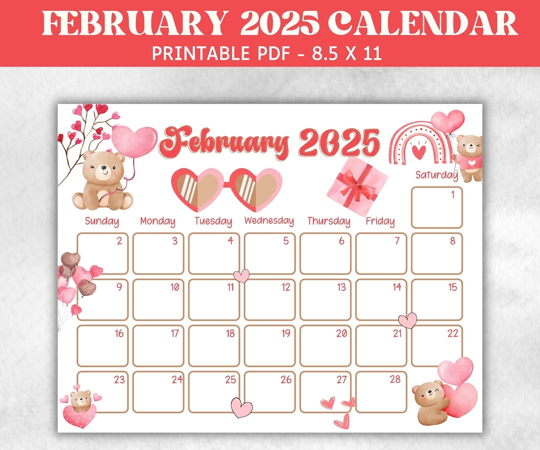 Kids February 2025 Calendar Printable 2025 Calendar Homeschool Preschool Calendar Board Children Monthly Planner Valentines Day Calendar Etsy Kids February 2025 Calendar Printable 2025 Calendar Homeschool Preschool Calendar Board Children Monthly Planner Valentines Day Calendar Etsy