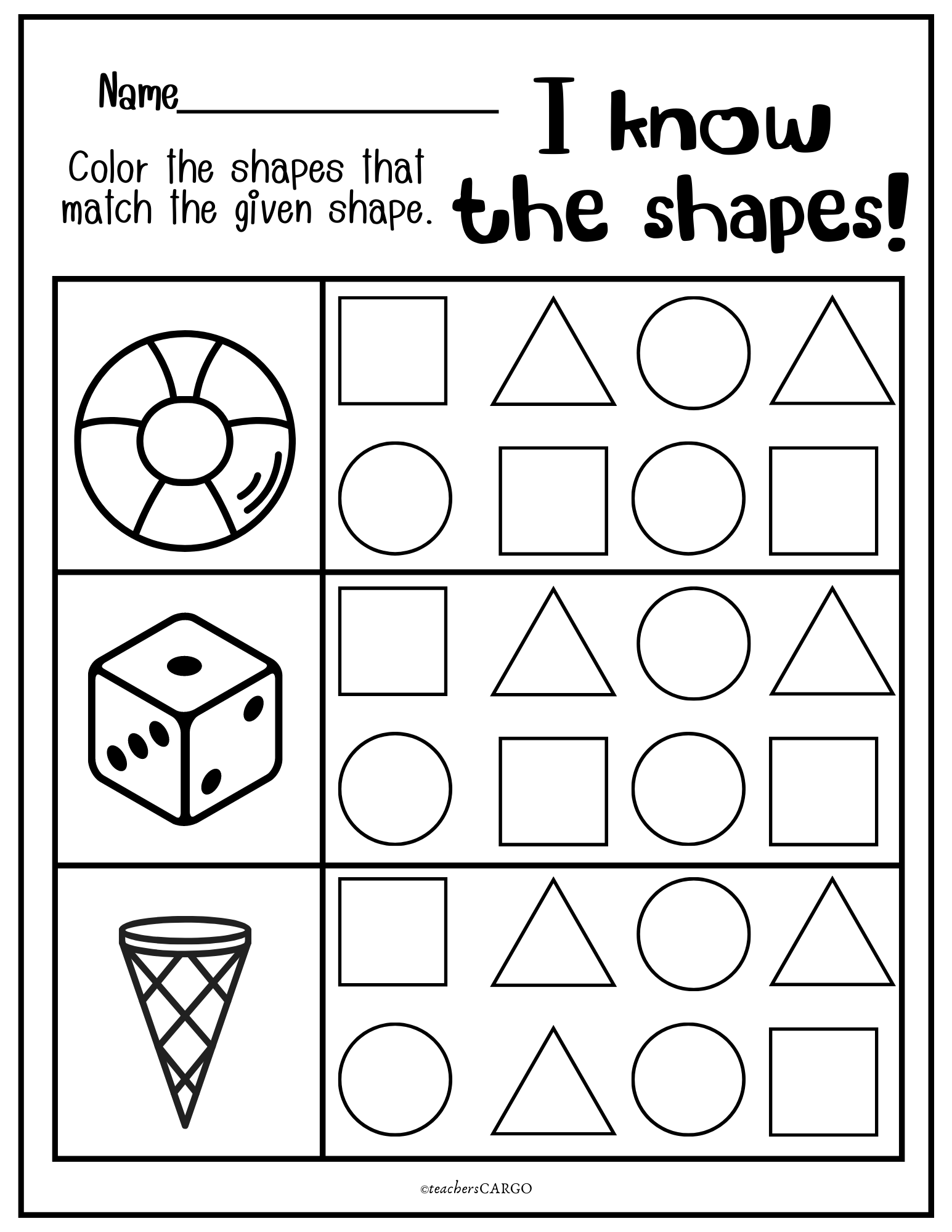 Kindergarten Morning Work Made By Teachers