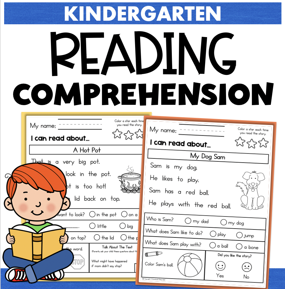 Reading Comprehension Free Worksheets Kindergarten
