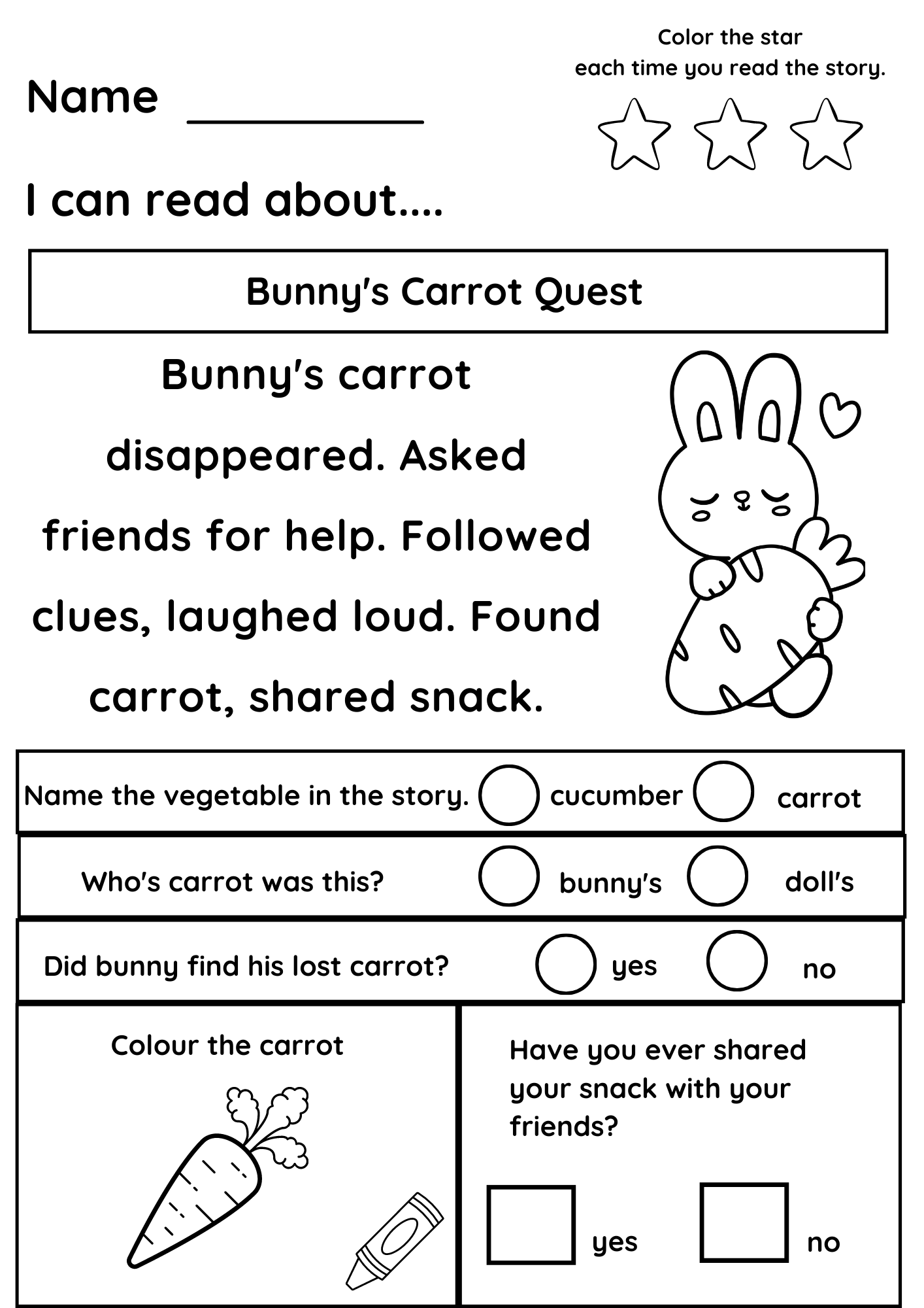 Free Printable Learning To Read Worksheets Free Printable Learning To Read Worksheets