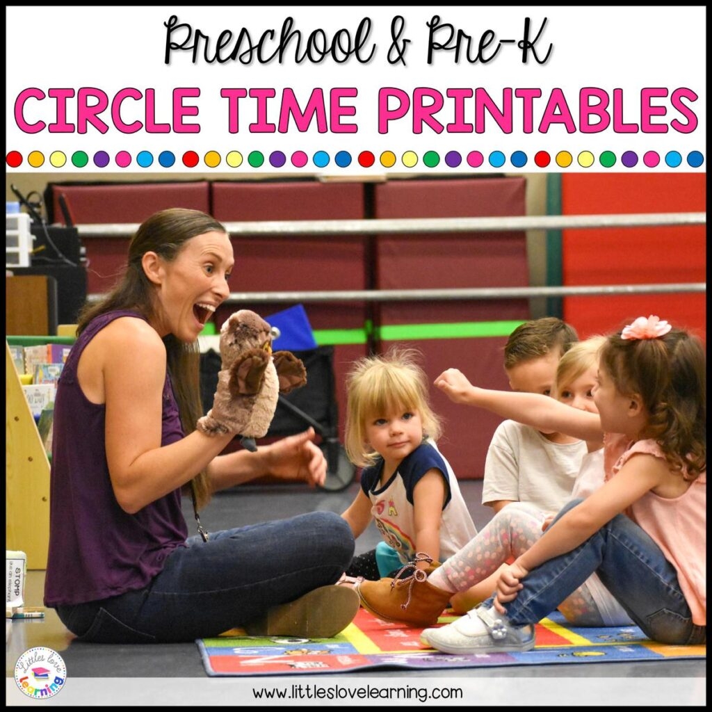 Kindergarten U0026 Preschool Circle Time Printables No Prep Kindergarten U0026 Preschool Circle Time Printables No Prep