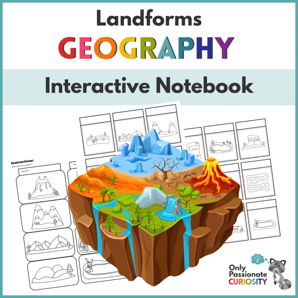 Landforms Interactive Notebook Bundle Only Passionate Curiosity Landforms Interactive Notebook Bundle Only Passionate Curiosity