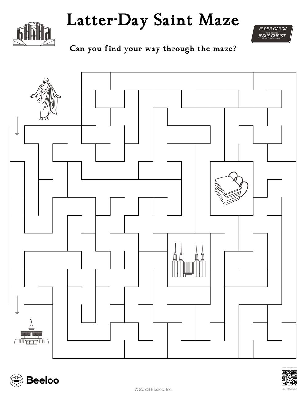 Latter Day Saint Maze Beeloo Printable Crafts And Activities For Latter Day Saint Maze Beeloo Printable Crafts And Activities For