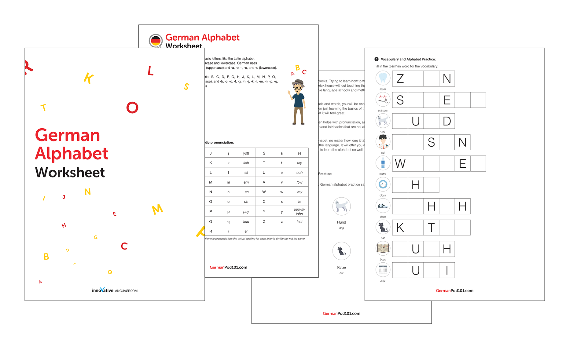 Learn The German Alphabet With The Free EBook GermanPod101