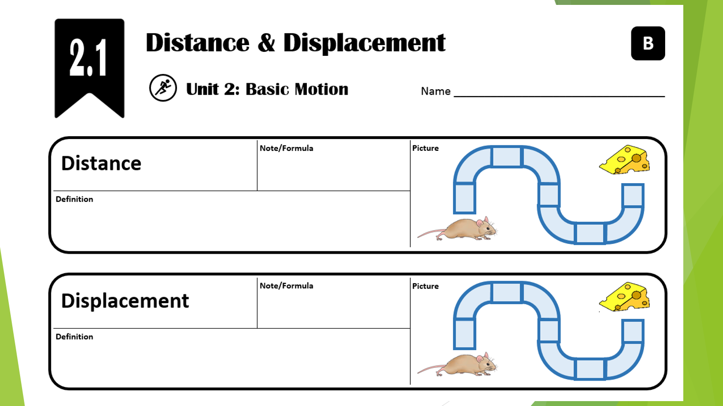 Lesson 2 1 Distance Displacement Classful