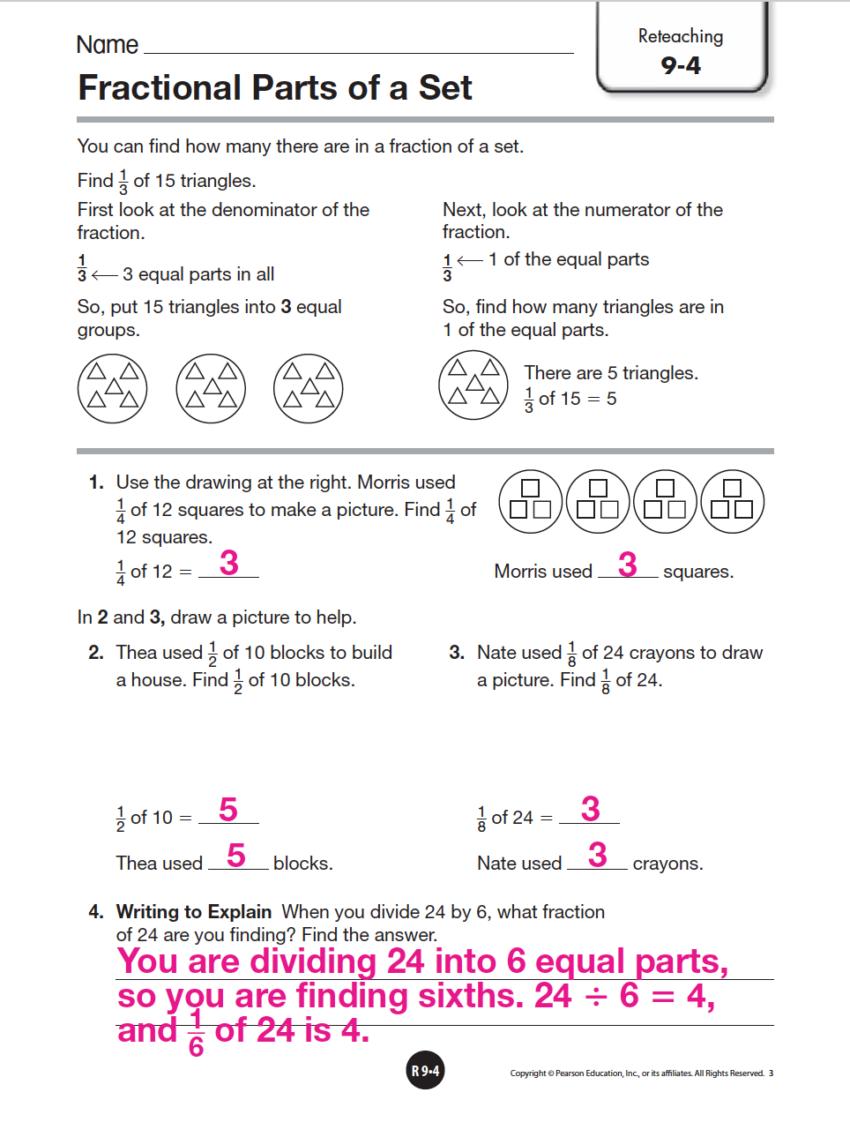 Lesson 9 4 Worksheets Library