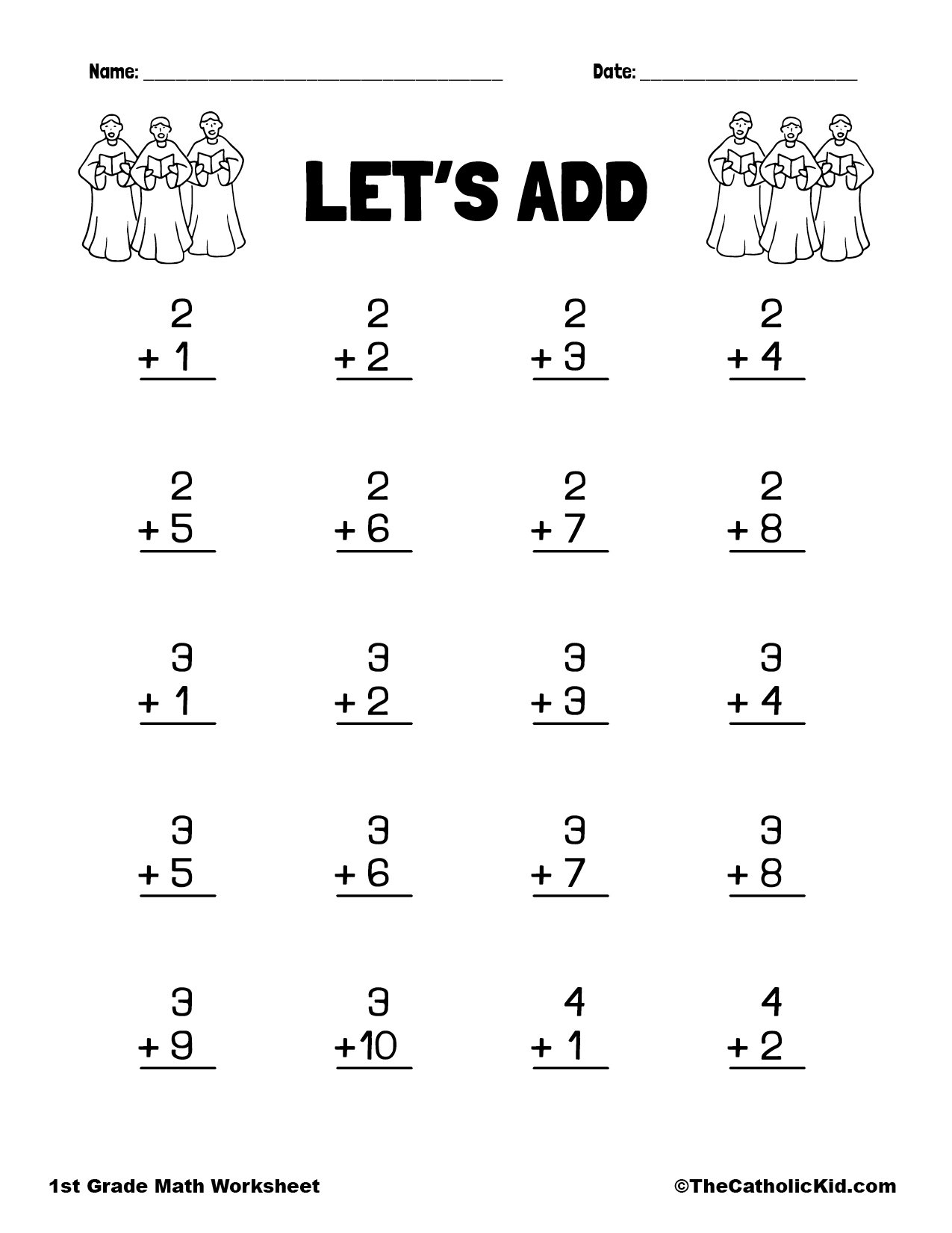 Free First Grade Worksheet Free First Grade Worksheet