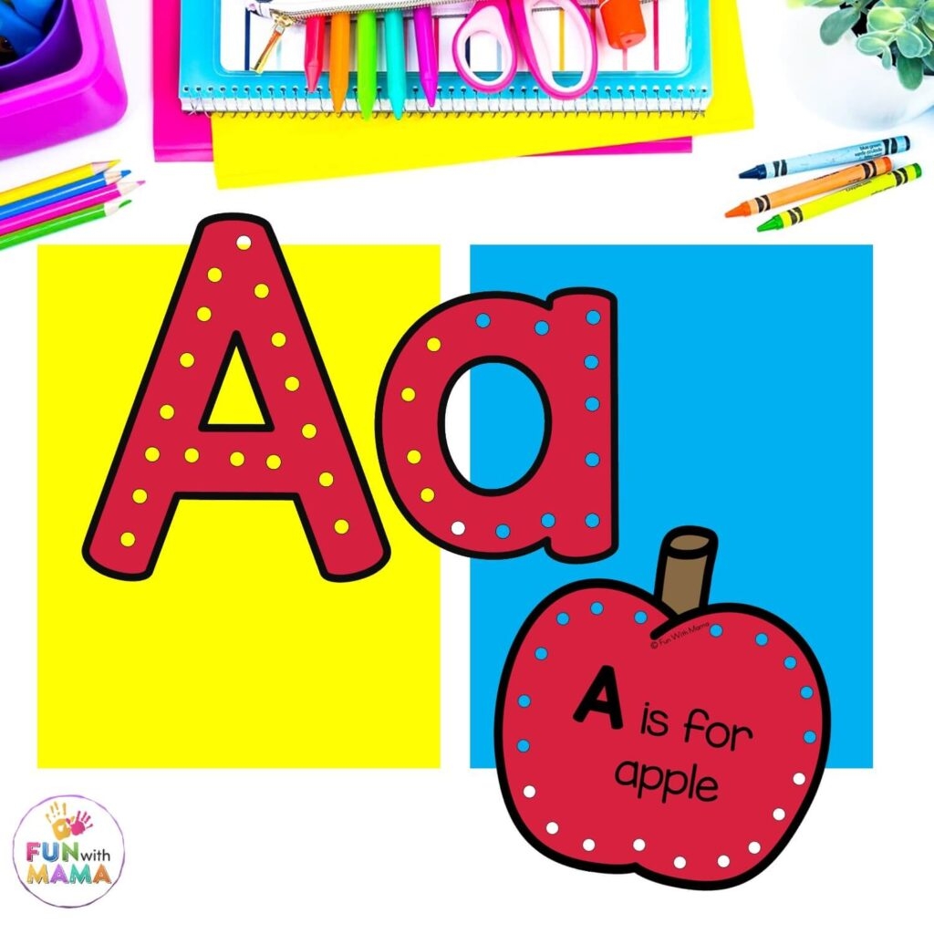 Red Letter A Preschool Printable
