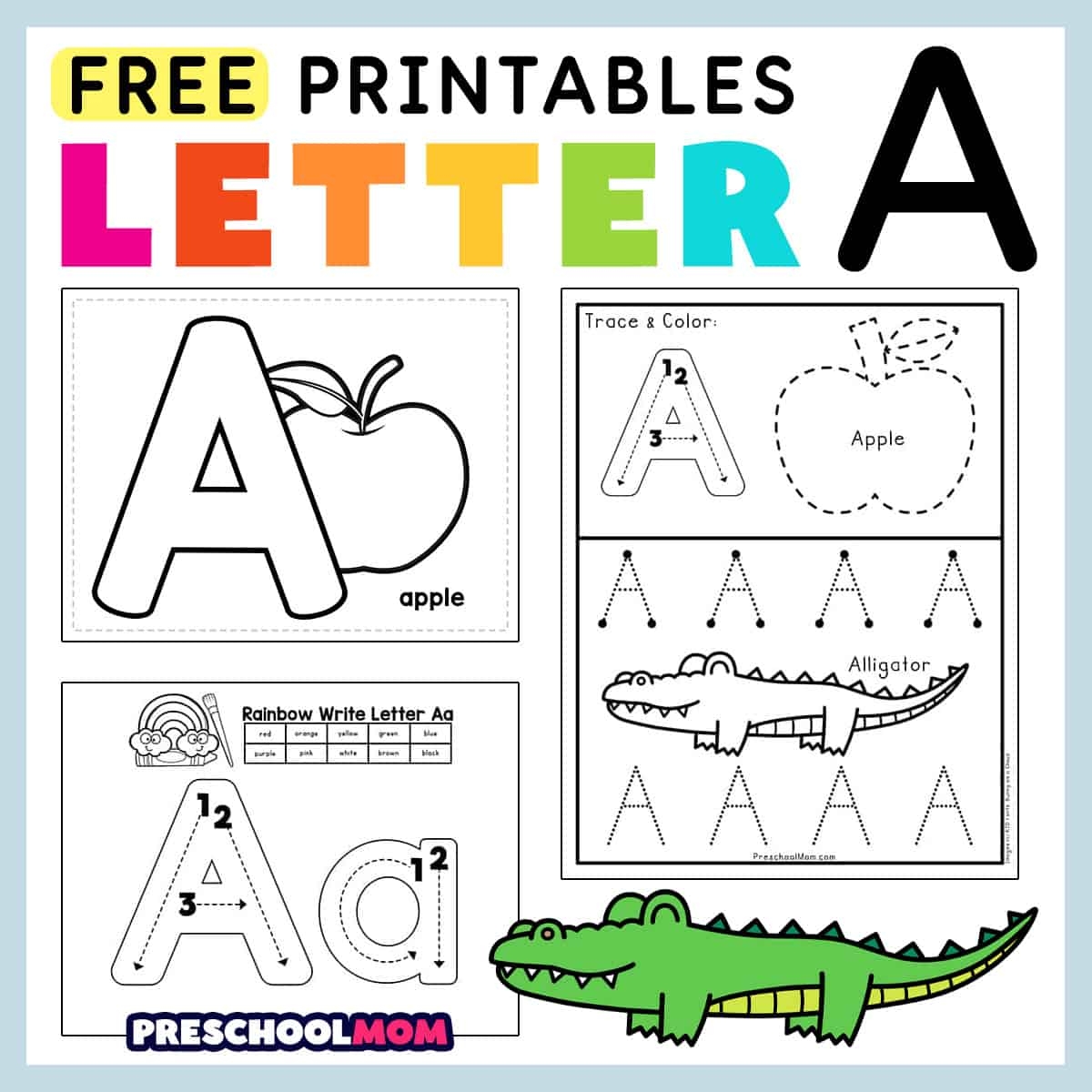 Printing Alphabet Practice Worksheets