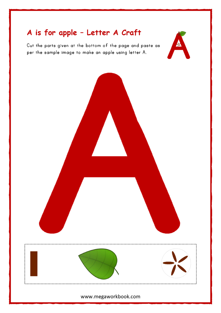 Letter A Worksheets Letter A Activities Letter A Worksheets Preschool Letter A Activities Preschool MegaWorkbook