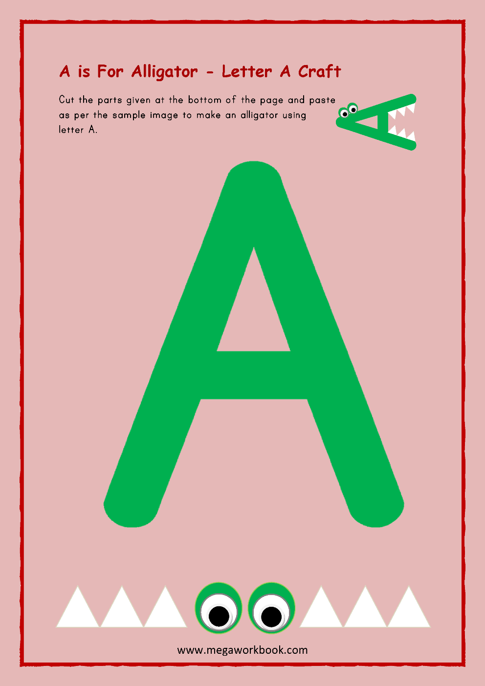 Letter A Worksheets Letter A Activities Letter A Worksheets 