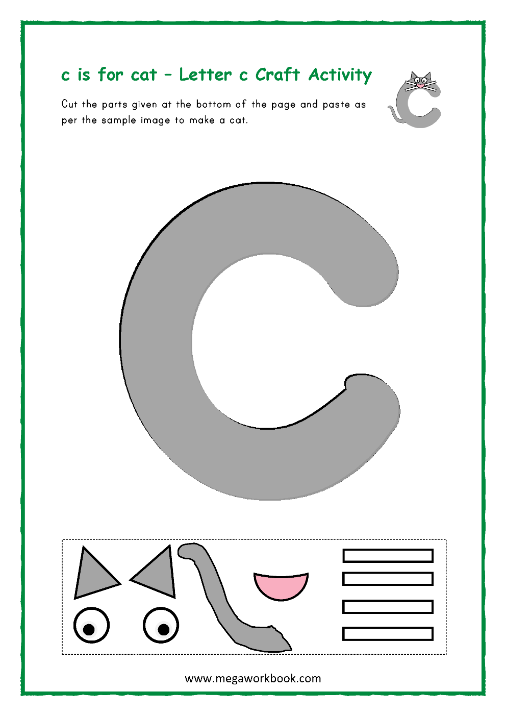 Letter C Printables Preschool Letter C Printables Preschool