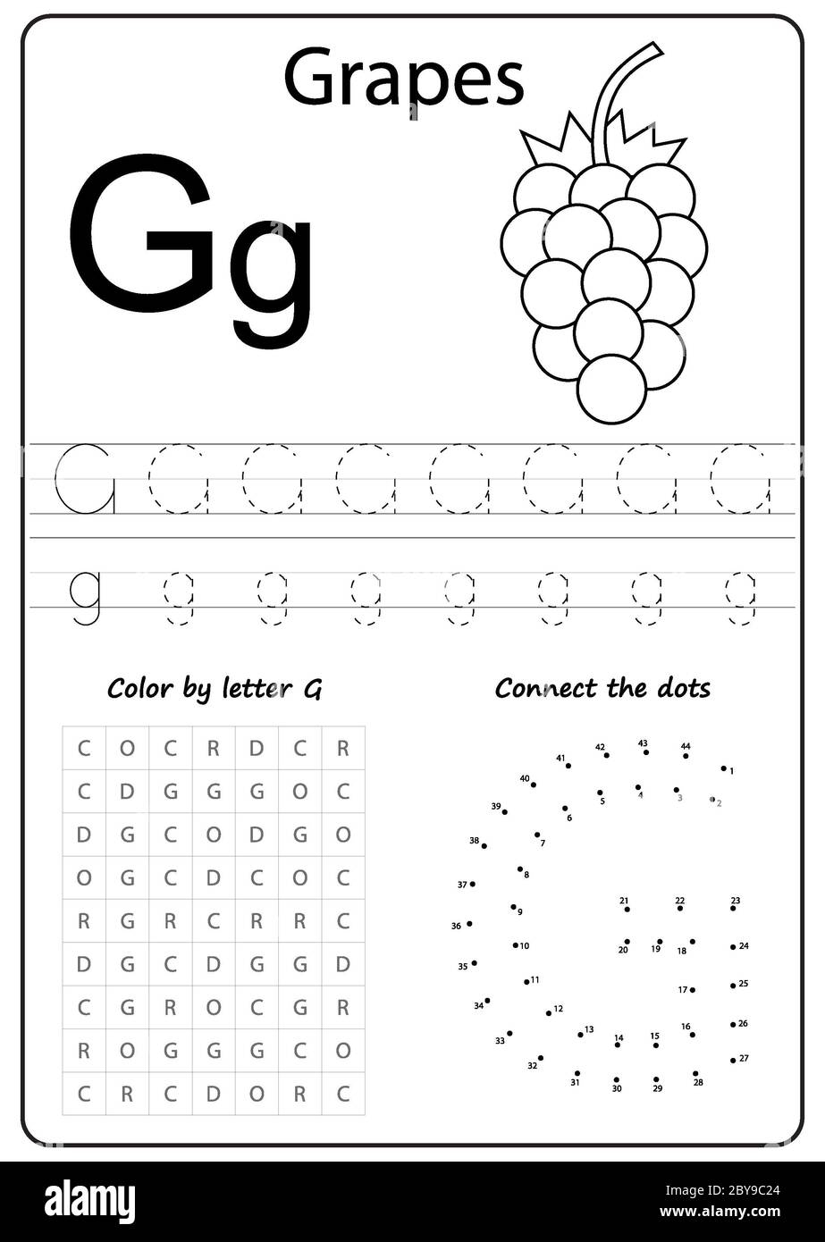 Letter G Tracing Hi res Stock Photography And Images Alamy Letter G Tracing Hi res Stock Photography And Images Alamy
