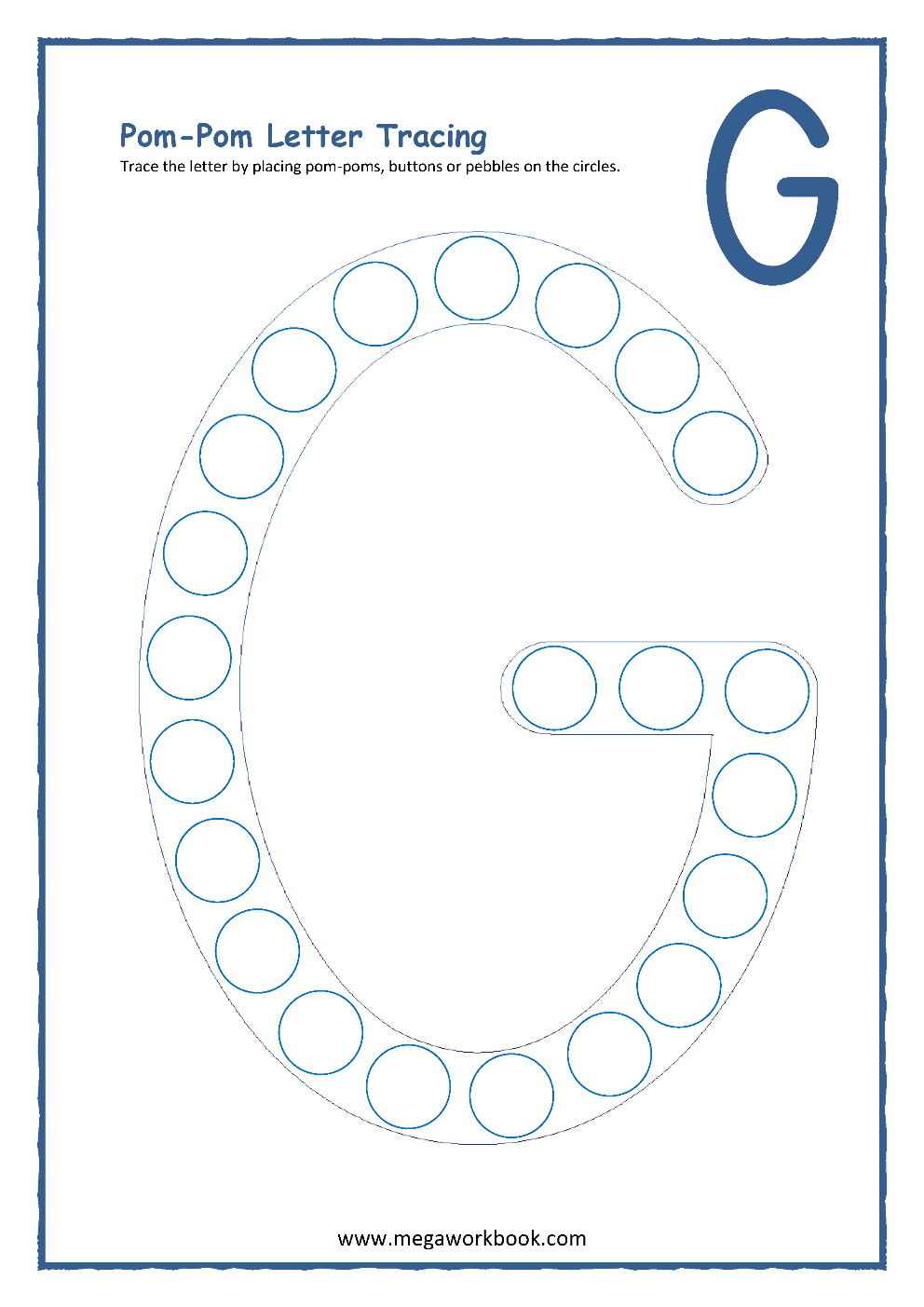 Letter G Worksheets And Activity Printables MegaWorkbook