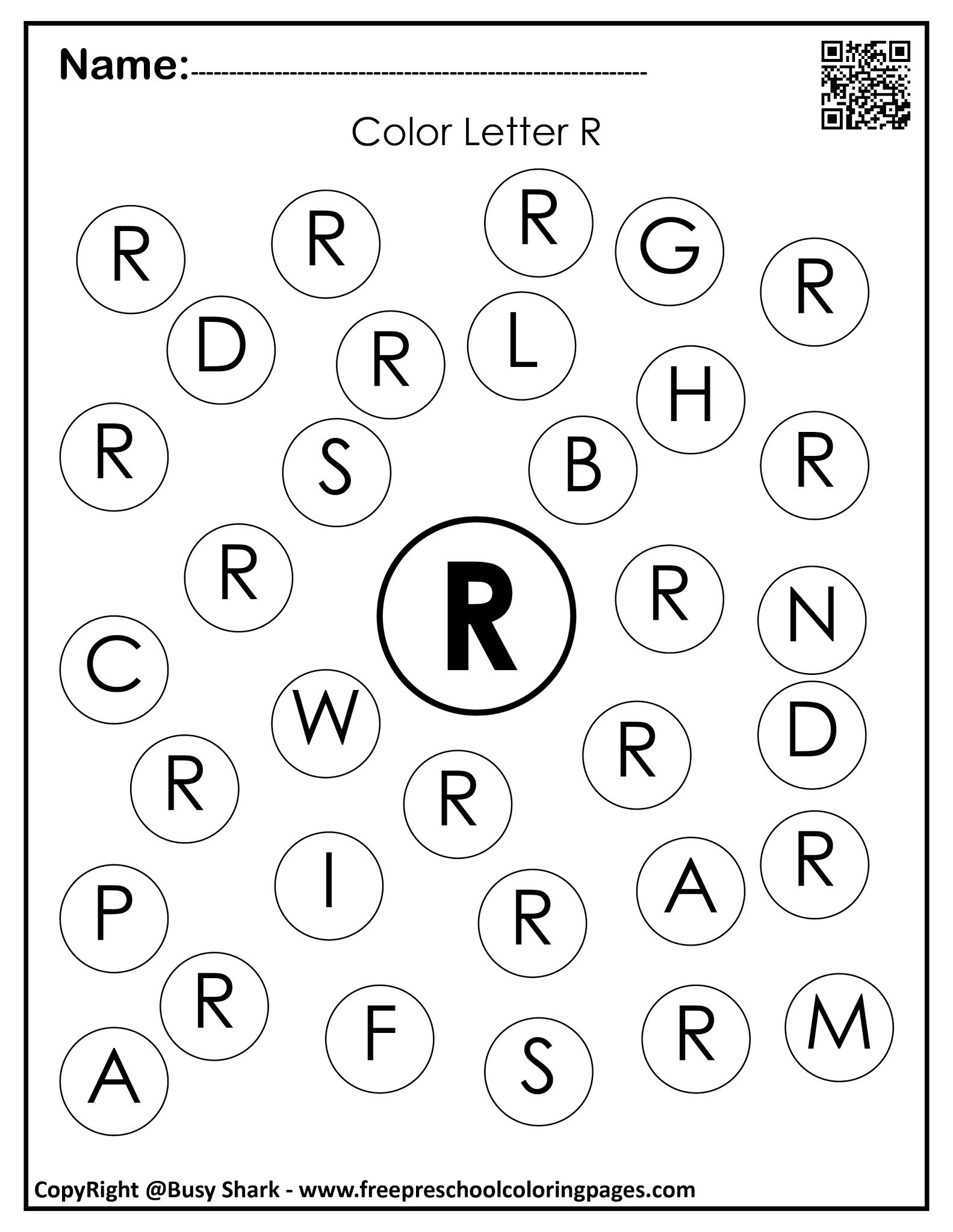 Free Preschool R Printables Free Preschool R Printables