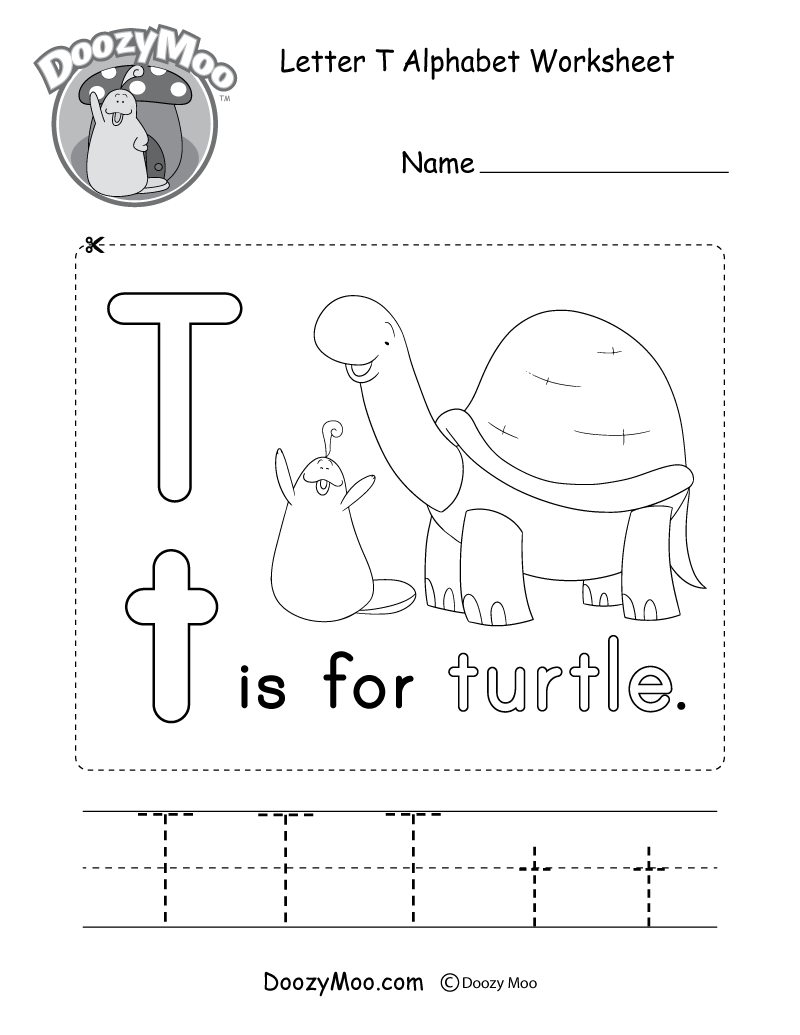 Letter T Alphabet Activity Worksheet Doozy Moo Letter T Alphabet Activity Worksheet Doozy Moo