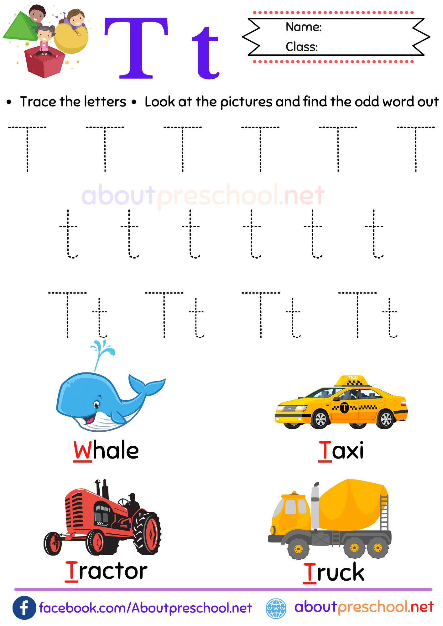 Free Printable Letter T Worksheets Free Printable Letter T Worksheets