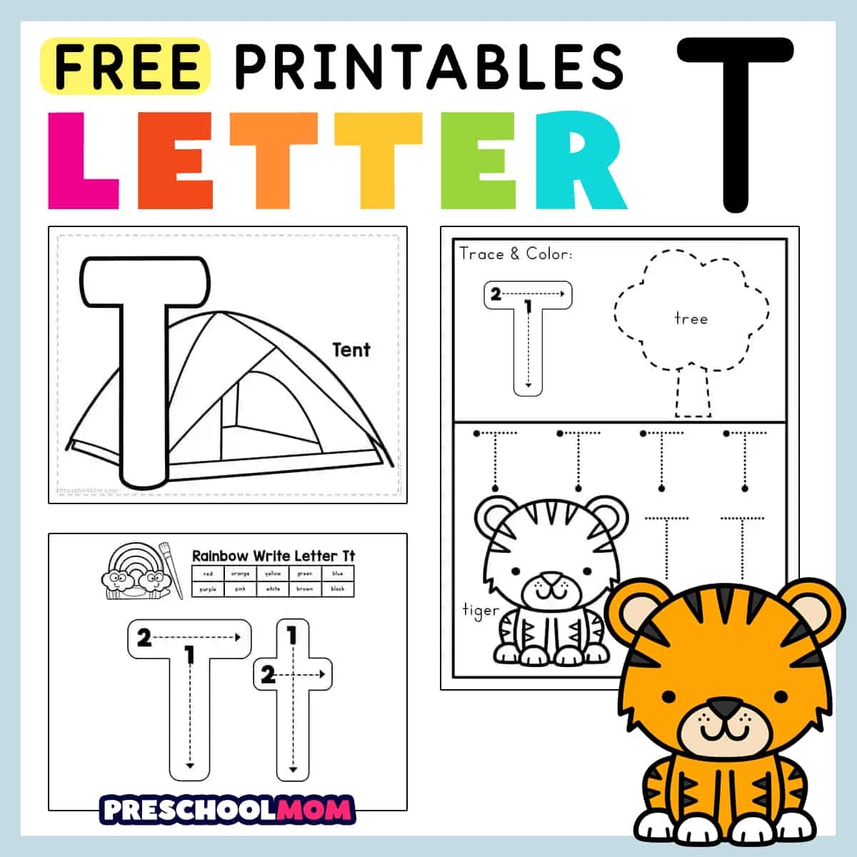 Letter T Preschool Printables Preschool Mom Letter T Preschool Printables Preschool Mom