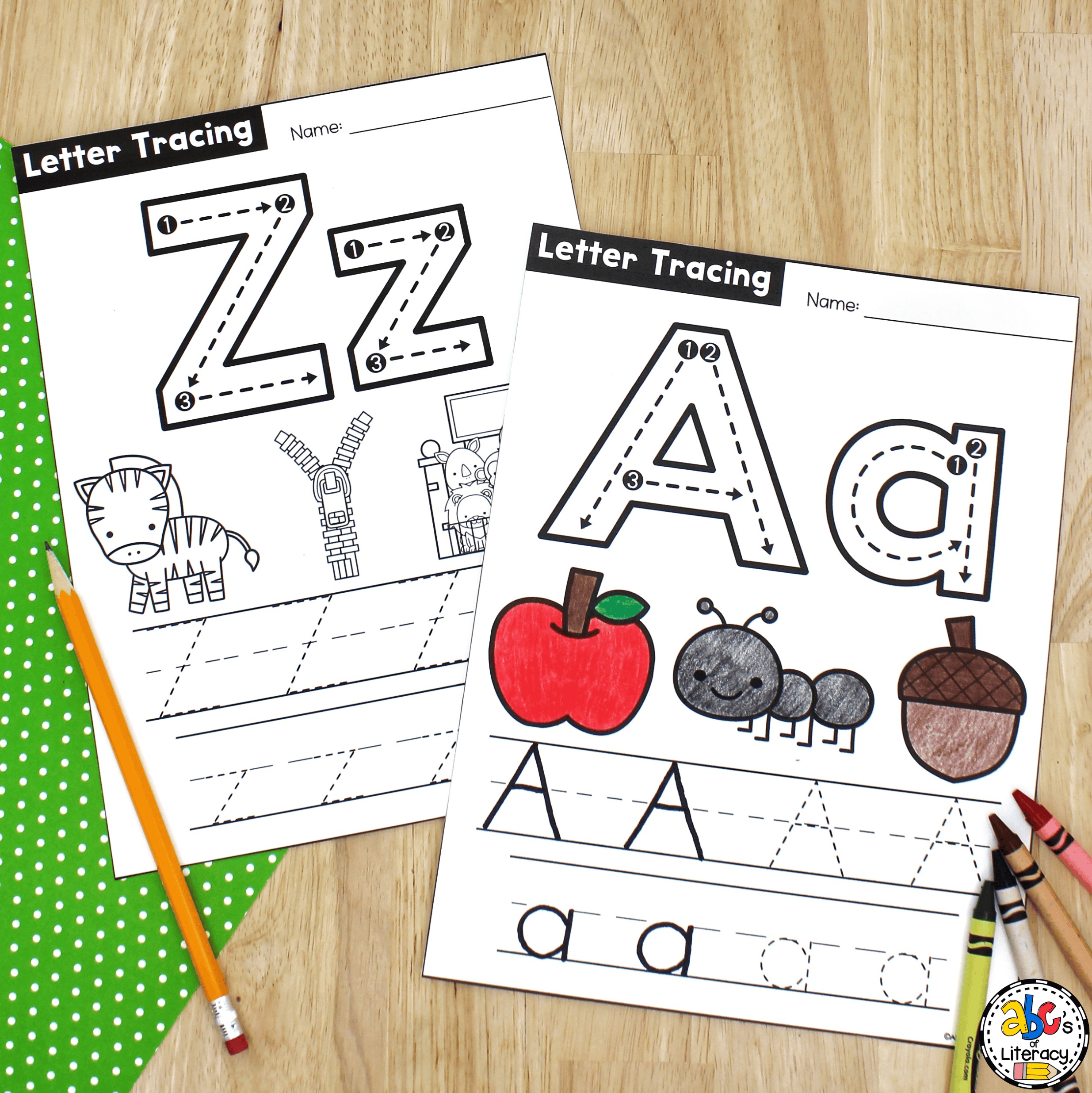Letter Tracing Preschool Printable