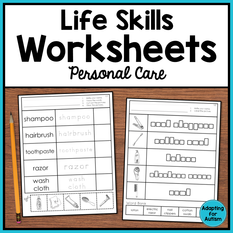 Printable Life Skills Worksheets For Adults