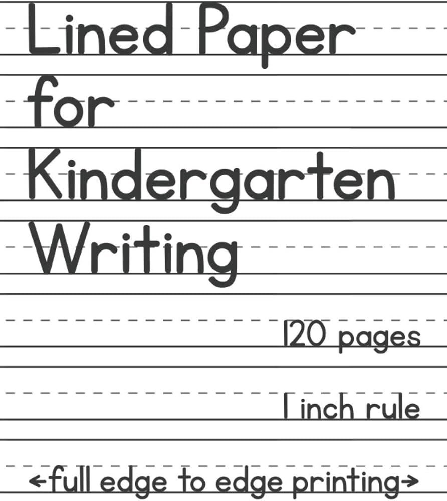 Lined Paper For Kindergarten Writing 120 Blank Handwriting Practice Pages Mason Drake 9781736088227 Amazon Books Lined Paper For Kindergarten Writing 120 Blank Handwriting Practice Pages Mason Drake 9781736088227 Amazon Books