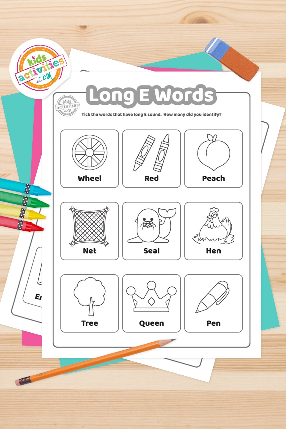 Long E Words Worksheets To Print Kids Activities Blog Long E Words Worksheets To Print Kids Activities Blog