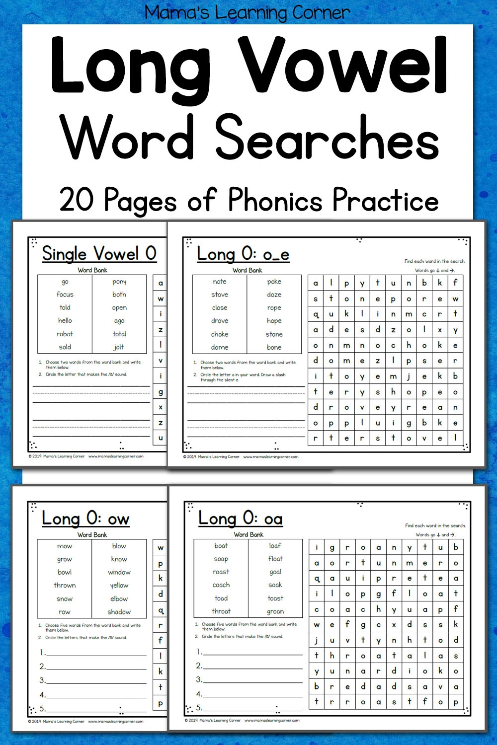 Long Vowel Worksheets 2nd Grade Free