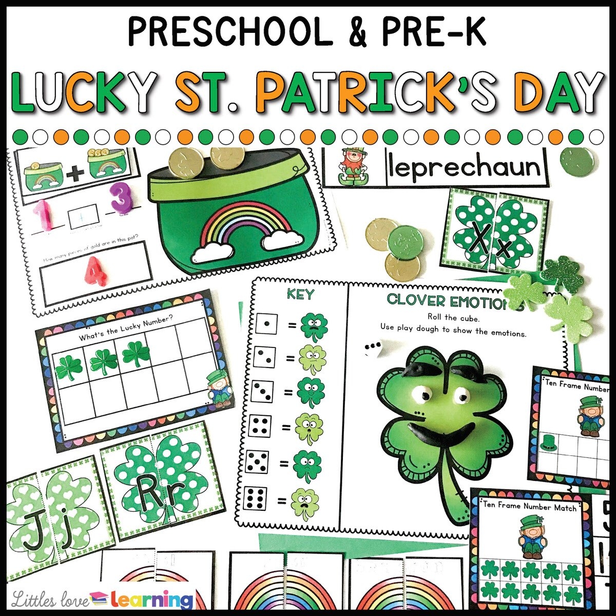 LUCKY ST PATRICK S DAY PRESCHOOL MINI ACTIVITY PACK LUCKY ST PATRICK S DAY PRESCHOOL MINI ACTIVITY PACK