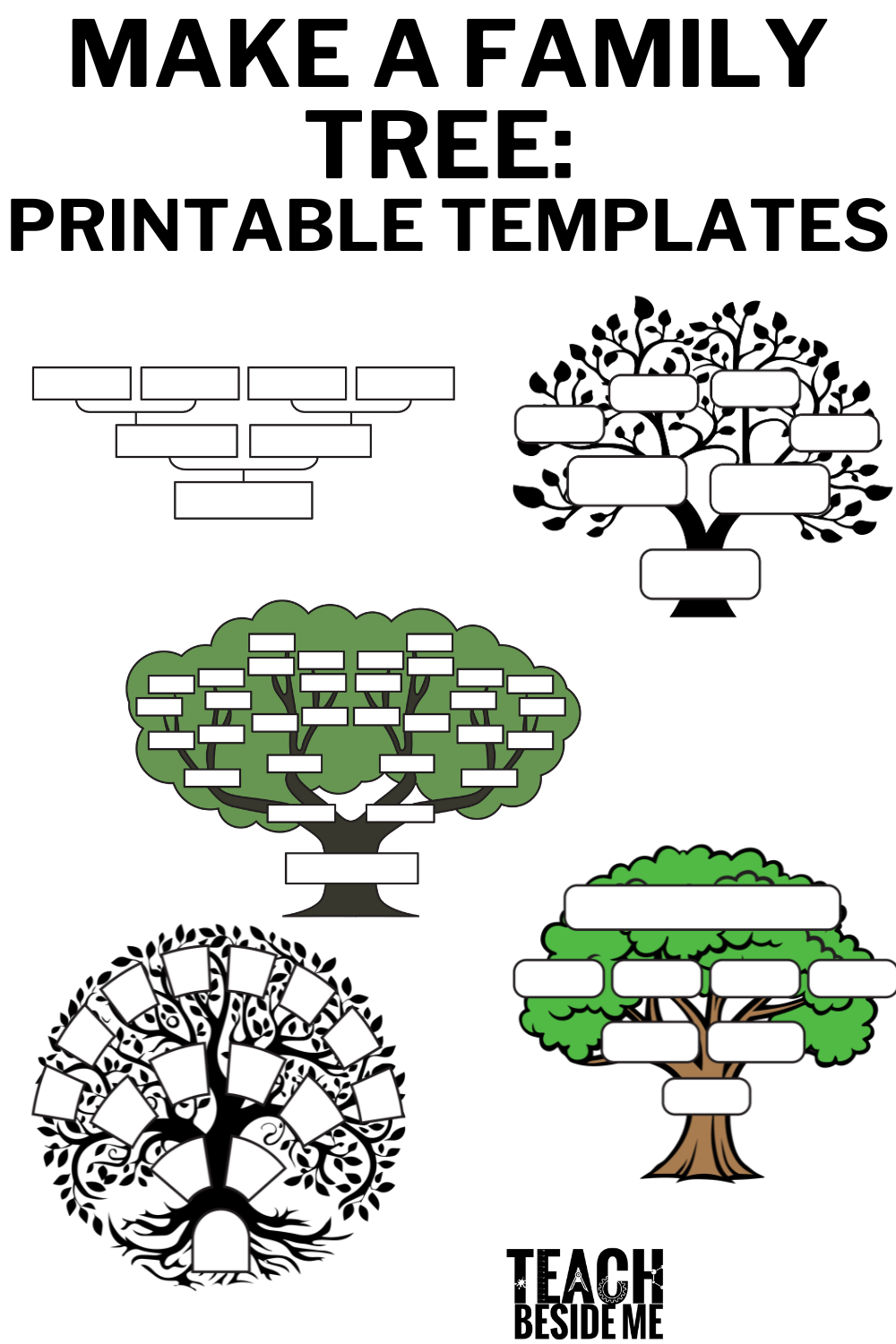 Family Tree Preschool Printable