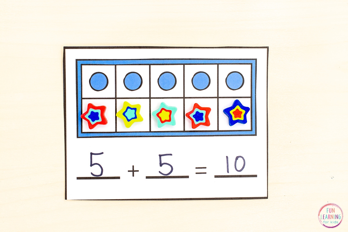 Make Ten Math Activity Free Printable