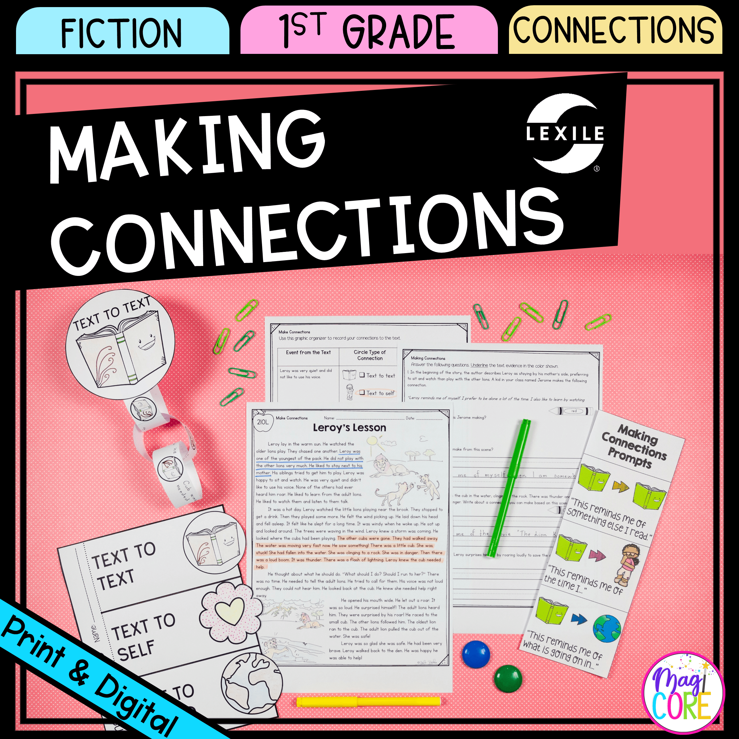 Making Connections 1st Grade Reading Comprehension Passages Unit Making Connections 1st Grade Reading Comprehension Passages Unit