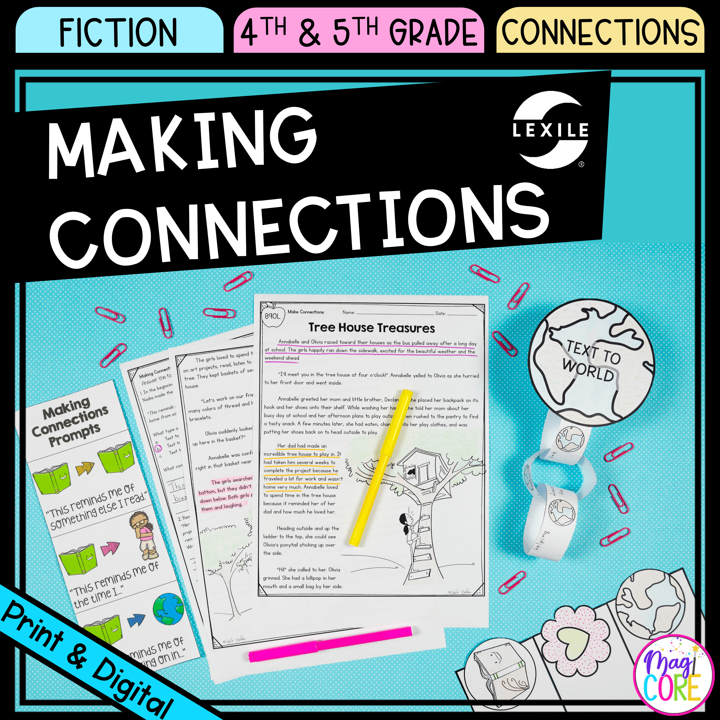 Making Connections 4th U0026 5th Grade Reading Comprehension Passages Unit Making Connections 4th U0026 5th Grade Reading Comprehension Passages Unit
