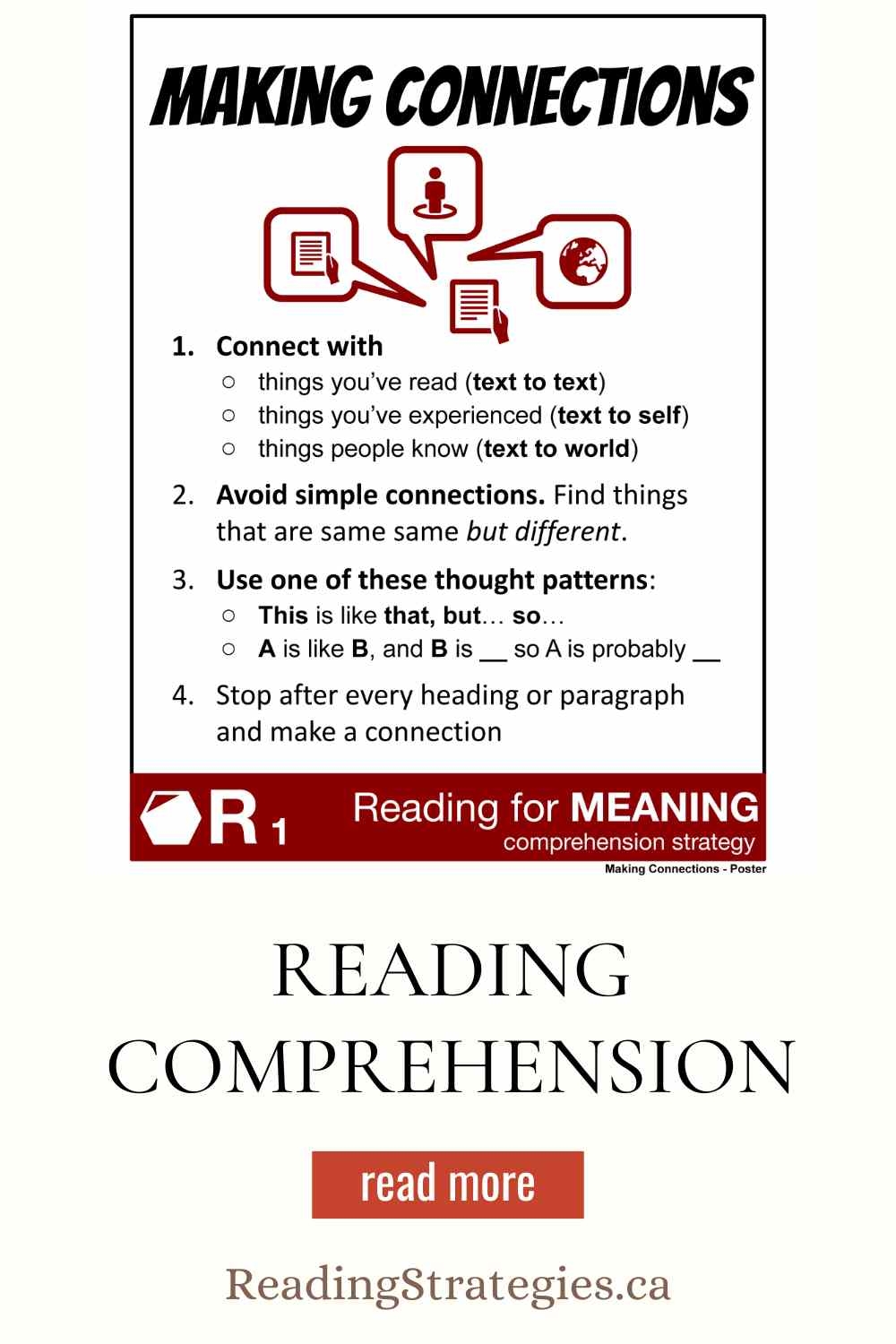 Making Connections Reading Comprehension Worksheets Making Connections Reading Comprehension Worksheets