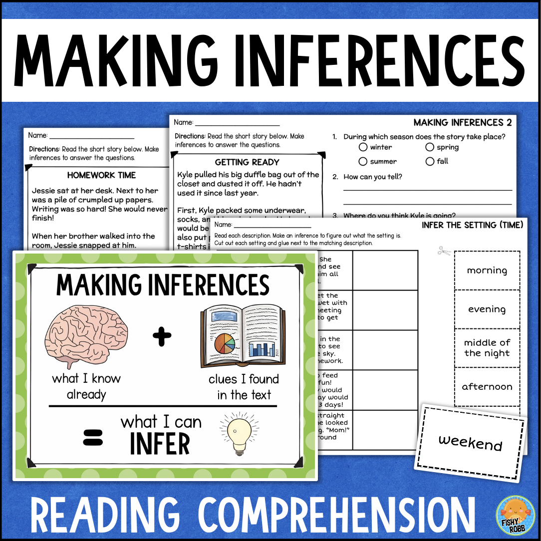 Reading Comprehension Making Inferences Worksheet Reading Comprehension Making Inferences Worksheet